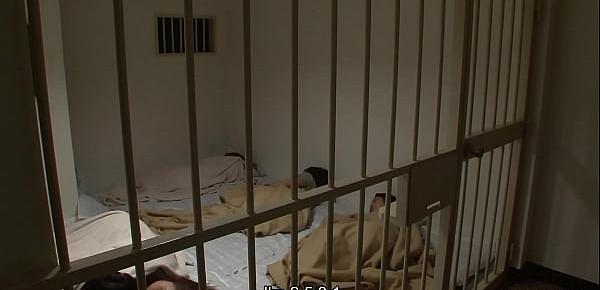  Asian bicthes are in a prison so they have to fuck